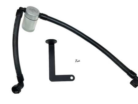 J&L 10-19 Ford Flex EcoBoost V6 Passenger Side Oil Separator 3.0 - Clear Anodized For Discount