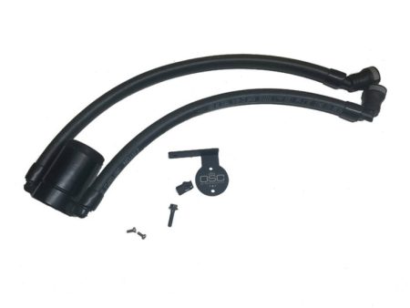 J&L 11-14 Ford F-150 Ford F-150 Raptor 6.2L Passenger Side Oil Separator 3.0 - Black Anodized For Discount