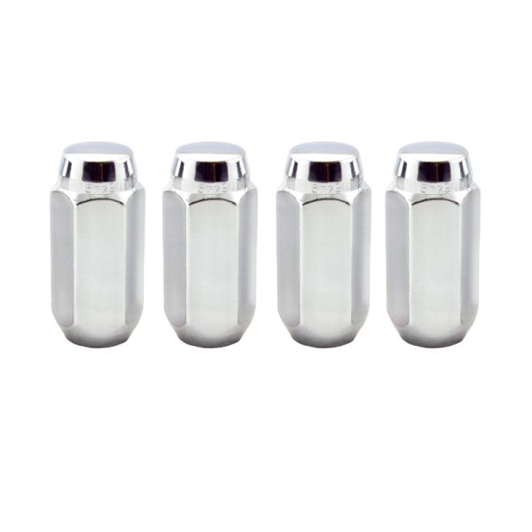 McGard Hex Lug Nut (Cone Seat) M14X1.5   22mm Hex   1.945in. Length (4-Pack) - Chrome Online Sale