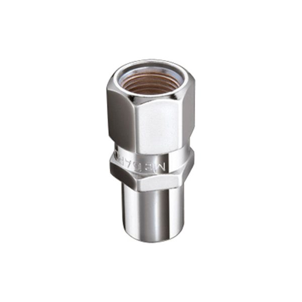 McGard Hex Lug Nut (Drag Racing Reg. Shank) 7 16-20   13 16 Hex   1.86in. L (Box of 100) - Chrome Hot on Sale