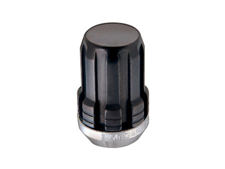 McGard SplineDrive Lug Nut (Cone Seat) M12X1.5   1.24in. Length (4-Pack) - Black (Req. Tool) For Sale