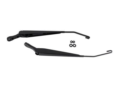 Kentrol 07-18 Jeep Wrangler JK Windshield Wiper Arms Pair - Powdercoat Black Online