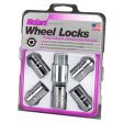 McGard Wheel Lock Nut Set - 5pk. (Cone Seat) M14X1.5   22mm Hex   1.639in OAL - Chrome Online