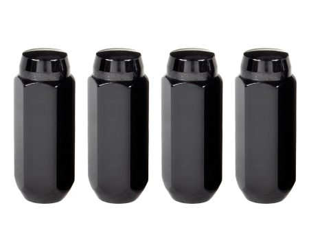 McGard Hex Lug Nut (Cone Seat) M14X2.0   13 16 Hex   2.25in. Length (4-Pack) - Black Hot on Sale