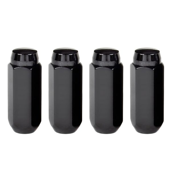 McGard Hex Lug Nut (Cone Seat) M14X2.0   13 16 Hex   2.25in. Length (4-Pack) - Black Hot on Sale