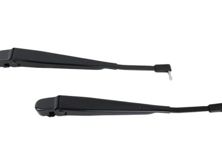 Kentrol 97-06 Jeep Wrangler YJ Windshield Wiper Arms Pair - Powdercoat Black Online Hot Sale