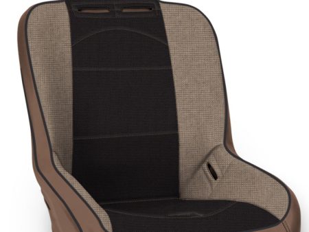 PRP Premier High Back Suspension Seat (Two Neck Slots) - Tan   Black Online Hot Sale