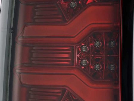 AlphaRex 14-18 Chevrolet Silverado 1500 PRO-Series LED Tail Lights Red Smoke Fashion