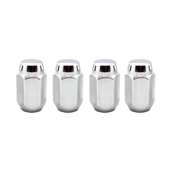 McGard Hex Lug Nut (Cone Seat) M12X1.5   13 16 Hex   1.5in. Length (4-Pack) - Chrome Sale