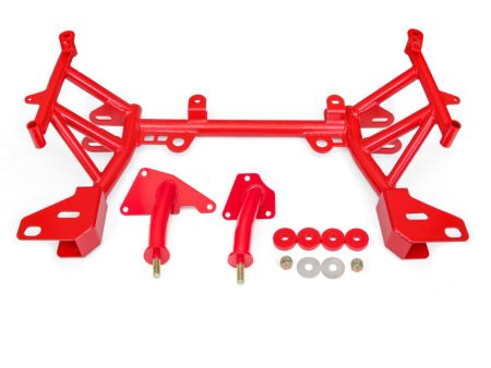 BMR 93-02 4th Gen F-Body K-Member LT1 Motor Mounts Standard Rack Mounts Red Cheap