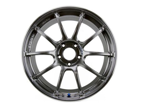 Advan RZII 18X9.0 +63 5-114.3 Racing Wheel - Hyper Black & Ring Wheel on Sale