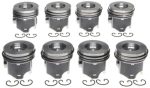 Mahle OE Ford IHC T444E 445 V8 7.3L Powerstroke Direct Injection Turbo .010 Piston Set (Set of 8) Online now