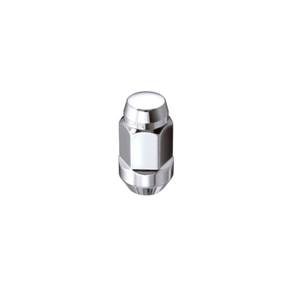 McGard Hex Lug Nut (Cone Seat Bulge Style) M14X1.5   22mm Hex   1.635in. Length (4-Pack) - Chrome Online now