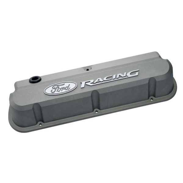 Ford Racing 289-351 Slant Edge Gray Valve Cover For Cheap