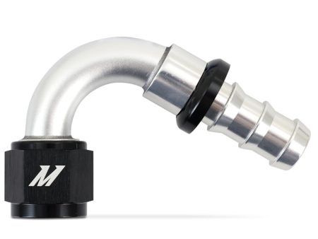 Mishimoto 120-Degree Push Lock Fitting -10AN Online now