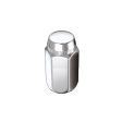 McGard Hex Lug Nut (Cone Seat) 9 16-18   7 8 Hex   1.75in. Length (4-Pack) - Chrome Fashion