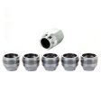 McGard Wheel Lock Nut Set - 5pk. (Under Hub Cap   Cone Seat) M14X.5   22mm Hex   .893in. L. - Silver Online now