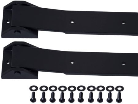 Kentrol 07-18 Jeep Wrangler JK Tailgate Hinge Pair - Textured Black on Sale