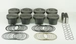 Mahle MS Piston Set SBC 358ci 4.030in Bore 3.5in Stroke 5.7in Rod .927 Pin -8cc 12.0 CR Set of 8 Hot on Sale