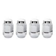 McGard Hex Lug Nut (Cone Seat Bulge Style) 7 16-20   3 4 Hex   1.45in. Length (4-Pack) - Chrome For Sale