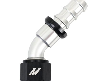 Mishimoto 45-Degree Push Lock Fitting -10AN Cheap