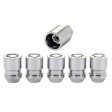 McGard Wheel Lock Nut Set - 5pk. (Cone Seat) M12X1.25   3 4 Hex   1.28in. Length - Chrome Hot on Sale