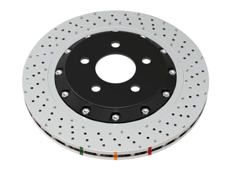 DBA 2020+ Chevrolet Corvette C8 Z51 Rear Crossdrilled 5000 Series Rotor For Discount