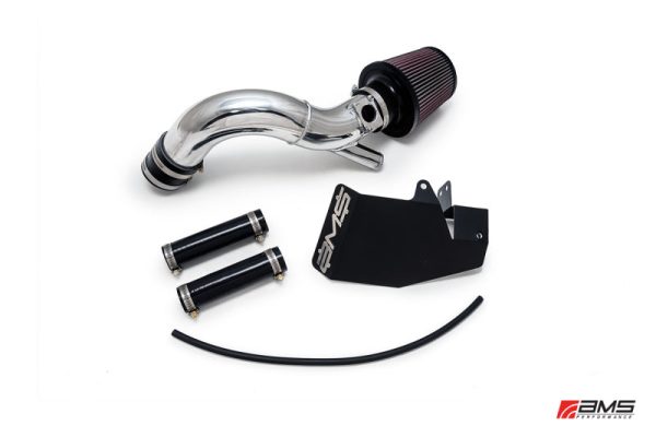 AMS Performance 08-15 Mitsubishi EVO X Replacement Intake Pipe w MAF Housing & Bungs - Black Sale