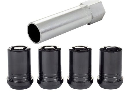 McGard Wheel Lock Nut Set - 4pk. (Tuner   Cone Seat) M12X1.25   13 16 Hex   1.24in. Length - Black on Sale