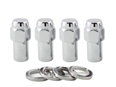 McGard Hex Lug Nut (Long Shank - .946in.) 1 2-20   13 16 Hex   1.85in. Length (4-Pack) - Chrome Online now