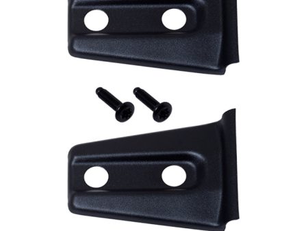 Kentrol 07-18 Jeep Wrangler JK Hood Hinge Overlays Pair- Textured Black on Sale