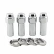 McGard Hex Lug Nut (X-Long Shank) M12X1.5 CTR Washer   13 16 Hex   2.27in. Length (4-Pack) - Chrome on Sale