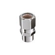 McGard Hex Lug Nut (Drag Racing Short Shank) 7 16-20   13 16 Hex   1.6in. Length (4-Pack) - Chrome Fashion