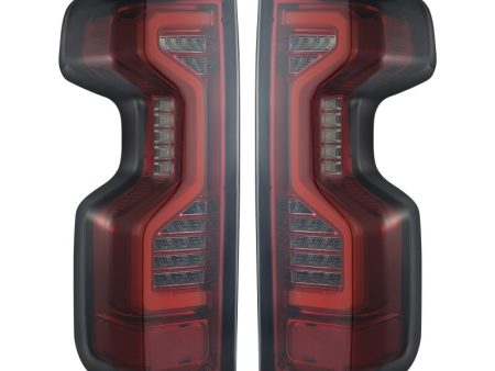 AlphaRex 19-23 Chevrolet Silverado 1500 2500HD 3500HD PRO-Series LED Tail Lights Red Smoke Discount