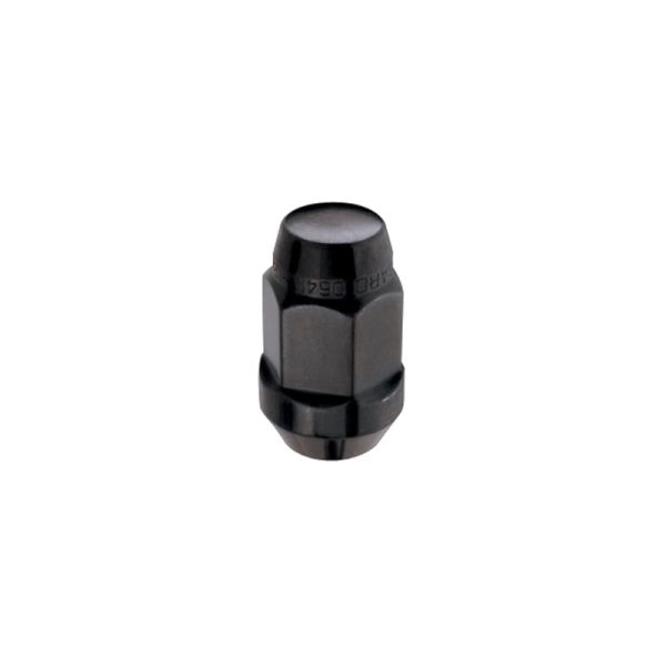 McGard Hex Lug Nut (Cone Seat Bulge Style) M14X1.5   22mm Hex   1.635in. Length (4-Pack) - Black For Cheap