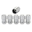 McGard Wheel Lock Nut Set - 5pk. (Cone Seat) 7 16-20   3 4 Hex   1.46in. Length - Chrome For Sale