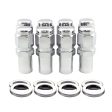 McGard Hex Lug Nut (Long Shank - 1in.   Duplex) - 9 16-18   7 8 Hex   2.425in. L (8-Pack) - Chrome For Discount