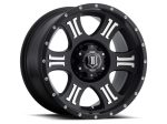 ICON Shield 17x8.5 6x135 6mm Offset 5in BS 87.1mm Bore Satin Black Machined Wheel For Sale