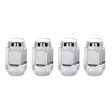 McGard Hex Lug Nut (Cone Seat Bulge Style) M12X1.25   3 4 Hex   1.45in. Length (4-Pack) - Chrome Online Hot Sale