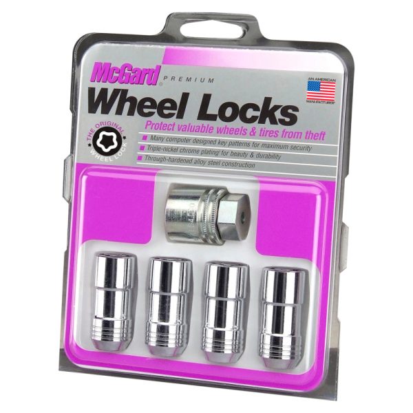 McGard Wheel Lock Nut Set - 4pk. (Cone Seat) 9 16-18   7 8 Hex   1.765in. Length - Chrome Online