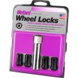 McGard Wheel Lock Nut Set - 4pk. (Tuner   Cone Seat) M12X1.5   13 16 Hex   1.24in. Length - Black Hot on Sale