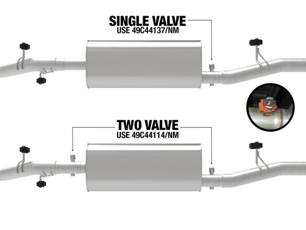 aFe 20-21 GM Trucks (V8-6.2L) 409 Stainless Steel Muffler Upgrade Pipe Supply