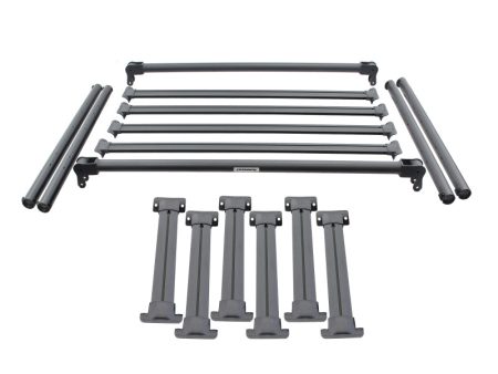 Go Rhino XRS Overland Xtreme Rack for Full Size Trucks (Box 1 - Req. 5952000T-02)  - Tex. Blk Fashion