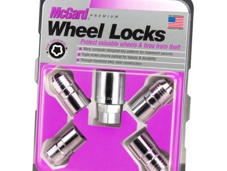 McGard Wheel Lock Nut Set - 4pk. (Cone Seat) M14X1.5   21mm & 22mm Dual Hex   1.639in. L - Chrome Discount