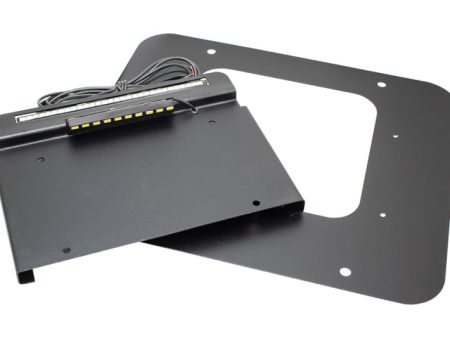 Kentrol 97-06 Jeep Wrangler TJ BackSide License Plate Mount with LED Discount