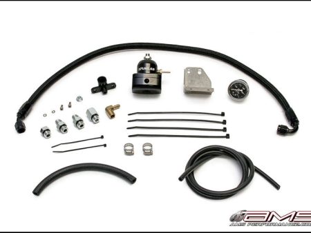 AMS Performance 08-15 Mitsubishi EVO X Fuel Pressure Regulator Kit - Black Fashion