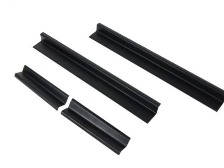 Kentrol 07-18 Jeep Wrangler JK Entry Guards 4 Pieces 4 Door - Textured Black Cheap