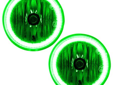 Oracle 05-10 Chrysler 300C Pre-assembled Halo Fog Lights - Green SEE WARRANTY Online Sale