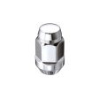 McGard Hex Lug Nut (Cone Seat Bulge Style) M12X1.25   3 4 Hex   1.45in. Length (4-Pack) - Chrome Online Hot Sale