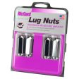 McGard Hex Lug Nut (Cone Seat   Duplex) M14X2.0   13 16 Hex   2.25in. Length (4-Pack) - Chrome Fashion